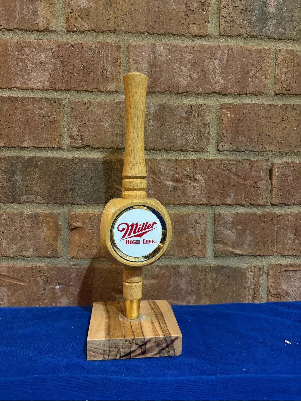 Wooden Tap Handle in Natural Wood